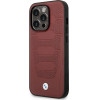 BMW Case BMHMP14L22RPSR iPhone 14 Pro 6.1 Burgundy/burgundy Leather Seats Pattern MagSafe - (BMW000583-0)