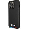 BMW Case BMHMP14X22PTDK iPhone 14 Pro Max 6.7 ''black / black Leather Stamp Tricolor Magsafe - (BMW000488-0)