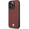 BMW Case BMHMP14X22RFGR iPhone 14 Pro Max 6.7'' Burgundy/burgundy Leather Diamond Pattern MagSafe - (BMW000580-0)