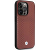 BMW Case BMHMP14X22RFGR iPhone 14 Pro Max 6.7'' Burgundy/burgundy Leather Diamond Pattern MagSafe - (BMW000580-0)
