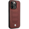 BMW Case BMHMP14X22RPSR iPhone 14 Pro Max 6.7 Burgundy/burgundy Leather Seats Pattern MagSafe - (BMW000584-0)