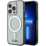 BMW Case BMHMP14XHCRS iPhone 14 Pro Max 6.7 transparent hardcase Silver Ring MagSafe - (BMW000611-0)