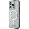 BMW Case BMHMP14XHCRS iPhone 14 Pro Max 6.7 transparent hardcase Silver Ring MagSafe - (BMW000611-0)