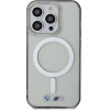 BMW Case BMHMP14XHCRS iPhone 14 Pro Max 6.7 transparent hardcase Silver Ring MagSafe - (BMW000611-0)
