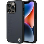 BMW Case BMHMP14XSLLNA iPhone 14 Pro Max 6.7 navy/navy hardcase Leather Hot Stamp MagSafe - (BMW000588-0)