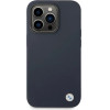 BMW Case BMHMP14XSILNA iPhone 14 Pro Max 6.7 navy blue/navy Silicone Metal Logo MagSafe - (BMW000590-0)