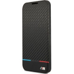 BMW Etui BMBKS22MPUCARTCBK S22+ S906 czarny/black bookcase M Collection Triangles - (BMW000464-0)