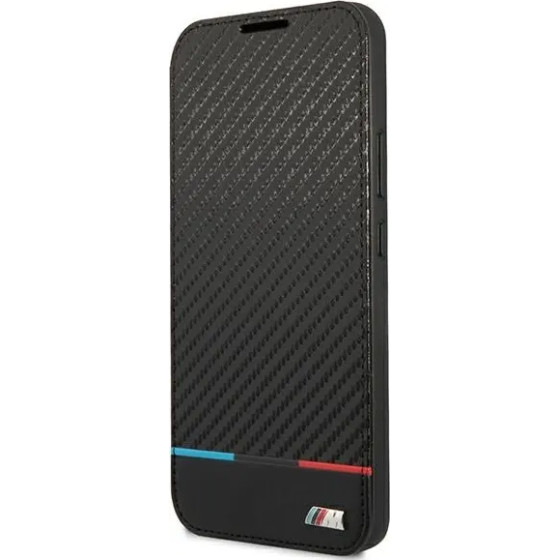BMW Etui BMBKS22MPUCARTCBK S22+ S906 czarny/black bookcase M Collection Triangles - (BMW000464-0)