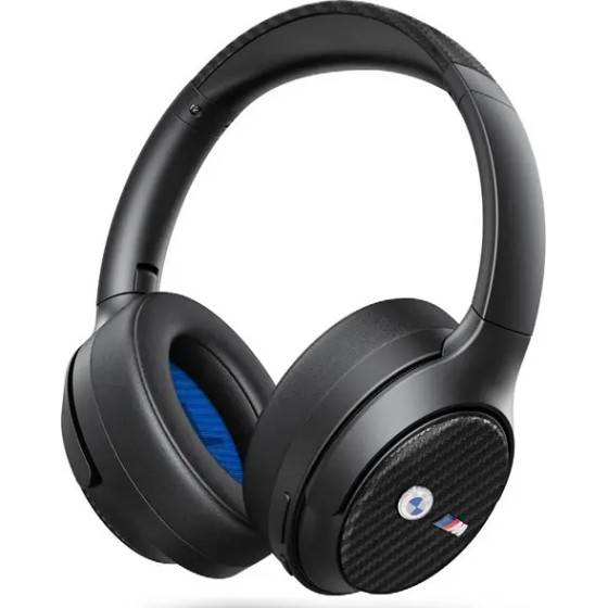 BMW Encmetal Logos Bluetooth ANC Over-Ear Headphones - Black - (BMW000968-0)