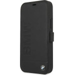 BMW Etui BMFLBKP12SSLLBK iPhone 12 mini 5,4'' czarny/black book Signature - (BMW000317-0)