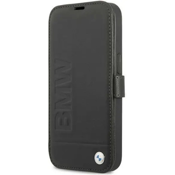 BMW Etui BMFLBKP13SSLLBK iPhone 13 mini 5,4'' czarny/black book Signature - (BMW000413-0)