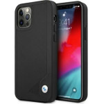 BMW Etui BMHCP12LRCDPK iPhone 12 Pro Max 6,7'' czarny/black hardcase Leather Deboss - (BMW000371-0)