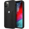 BMW Etui BMHCP12LRSPPK iPhone 12 Pro Max 6,7'' czarny/black hardcase Leather Curve Perforate - (BMW000377-0)