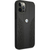 BMW Etui BMHCP12LRSPPK iPhone 12 Pro Max 6,7'' czarny/black hardcase Leather Curve Perforate - (BMW000377-0)
