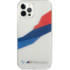 BMW Etui BMHCP12LSKTGT iPhone 12 Pro Max 6,7'' transparent hardcase Motorsport Tricolor - (BMW000391-0)