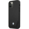 BMW Etui BMHCP12LRSWPK iPhone 12 Pro Max 6,7'' czarny/black hardcase Leather Perforate - (BMW000382-0)
