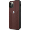 BMW Etui BMHCP12LRSPPR iPhone 12 Pro Max 6,7'' czerwony/red hardcase Leather Curve Perforate - (BMW000374-0)