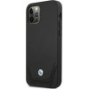 BMW Etui BMHCP12MRSWPK iPhone 12/12 Pro 6,1'' czarny/black hardcase Leather Perforate - (BMW000381-0)