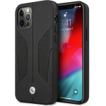 BMW Etui BMHCP12MRSCSK iPhone 12/12 Pro 6,1'' czarny/black hardcase Leather Perforate Sides - (BMW000379-0)