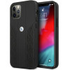 BMW Etui BMHCP12MRSPPK iPhone 12/12 Pro 6,1'' czarny/black hardcase Leather Curve Perforate - (BMW000376-0)