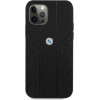 BMW Etui BMHCP12MRSPPK iPhone 12/12 Pro 6,1'' czarny/black hardcase Leather Curve Perforate - (BMW000376-0)