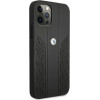 BMW Etui BMHCP12MRSPPK iPhone 12/12 Pro 6,1'' czarny/black hardcase Leather Curve Perforate - (BMW000376-0)