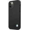 BMW Etui BMHCP12MRCDPK iPhone 12/12 Pro 6,1'' czarny/black hardcase Leather Deboss - (BMW000370-0)