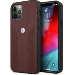 BMW Etui BMHCP12MRSPPR iPhone 12/12 Pro 6,1'' czerwony/red hardcase Leather Curve Perforate - (BMW000373-0)