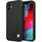 BMW Etui BMHCP12SRCDPK iPhone 12 mini 5,4'' czarny/black hardcase Leather Deboss - (BMW000369-0)