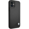 BMW Etui BMHCP12SRCDPK iPhone 12 mini 5,4'' czarny/black hardcase Leather Deboss - (BMW000369-0)