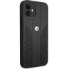 BMW Etui BMHCP12SRSPPK iPhone 12 mini 5,4'' czarny/black hardcase Leather Curve Perforate - (BMW000375-0)