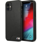 BMW Etui BMHCP12SMHOLBK iPhone 12 mini 5,4'' czarny/black hardcase M Collection Smooth PU - (BMW000281-0)
