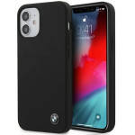 BMW Etui BMHCP12SSILBK iPhone 12 mini 5,4'' czarny/black hardcase Silicone Signature - (BMW000314-0)