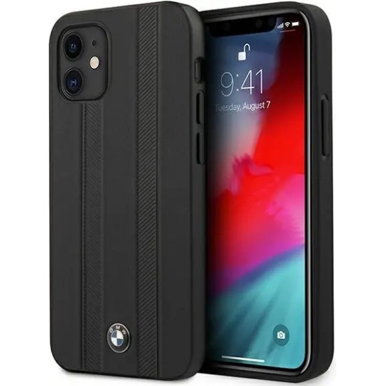 BMW Etui BMHCP12STTBK iPhone 12 mini 5,4'' czarny/black hardcase Signature Tire Marks - (BMW000266-0)