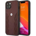 BMW Etui BMHCP13MRSPPR iPhone 13 6,1'' czerwony/red hardcase Leather Curve Perforate - (BMW000394-0)