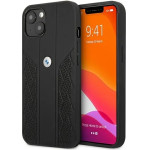 BMW Etui BMHCP13SRSPPK iPhone 13 mini 5,4'' czarny/black hardcase Leather Curve Perforate - (BMW000446-0)