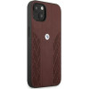 BMW Etui BMHCP13SRSPPR iPhone 13 mini 5,4'' czerwony/red hardcase Leather Curve Perforate - (BMW000393-0)