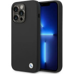 BMW Etui BMHCP14XSILBK iPhone 14 Pro Max 6,7'' czarny/black Silicone Metal Logo - (BMW000504-0)