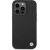 BMW Etui BMHCP14XSILBK iPhone 14 Pro Max 6,7'' czarny/black Silicone Metal Logo - (BMW000504-0)
