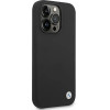 BMW Etui BMHCP14LSILBK iPhone 14 Pro 6,1'' czarny/black Silicone Metal Logo - (BMW000503-0)