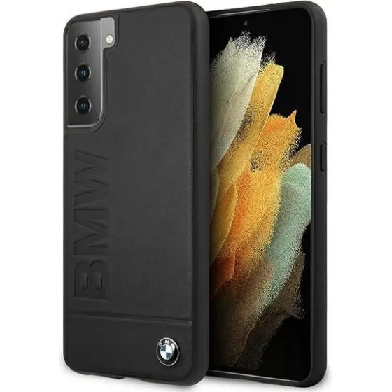 BMW Etui BMHCS21MSLLBK S21+ G996 czarny/black hardcase Signature Logo Imprint - (BMW000327-0)