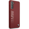 BMW Etui BMHCS21MSLBLRE S21+ G996 czerwony/red hardcase Silicone Signature Logo - (BMW000345-0)