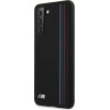 BMW Etui BMHCS21MSIVTBK S21+ G996 czarny/black Silicone Stripes M Collection - (BMW000351-0)