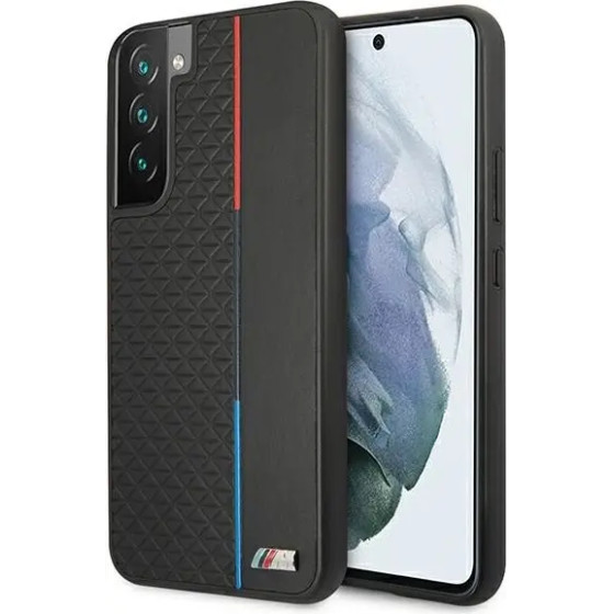 BMW Etui BMHCS22MTRTBK S22+ S906 czarny/black hardcase M Collection Triangles - (BMW000455-0)