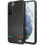 BMW Etui hardcase BMHCS22MPUCARTCBK S22+ S906 black/czarny M Collection Triangles - (BMW000461-0)
