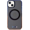 BMW Gradient Bumper MagSafe case for iPhone 14 Plus - gray - (BMW000598-0)