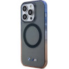 BMW Gradient Bumper MagSafe case for iPhone 15 Pro Max - gray - (BMW000745-0)