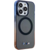 BMW Gradient Bumper MagSafe case for iPhone 15 Pro Max - gray - (BMW000745-0)