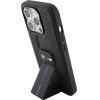 BMW Grip Stand Smooth & Perforated case for iPhone 15 Pro - black - (BMW000739-0)