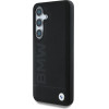 BMW Leather Big Wordmark Case for Samsung Galaxy S25 - Black - (BMW000981-0)